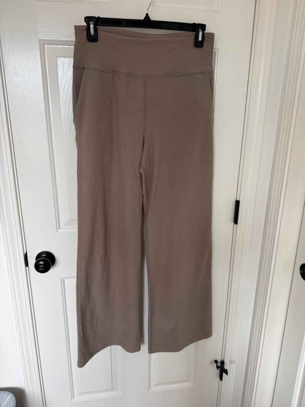 Spacedye Laid Back Wide Leg Pant 31" L Birch Heather - Picture 3 of 6